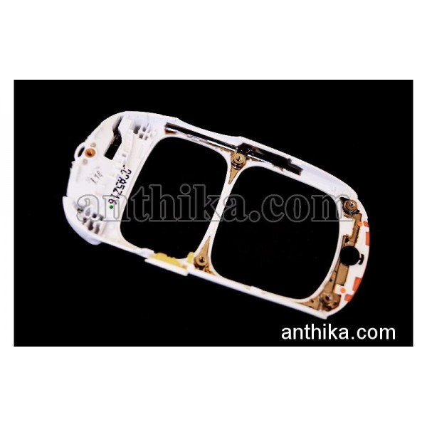 Samsung E530 Alt Tuş Çerçeve Original Keypad Frame White New