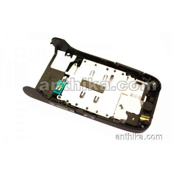 Nokia 6085 6086 Kasa Original Middle Cover Black New 0256801 0251712