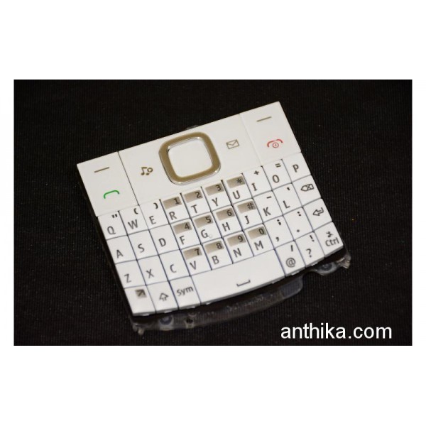 Nokia X2-01 Tuş Orjinal Keypad White New