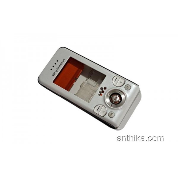 Sony Ericsson w580 w580i Kapak Kasa Tuş Beyaz Ful...
