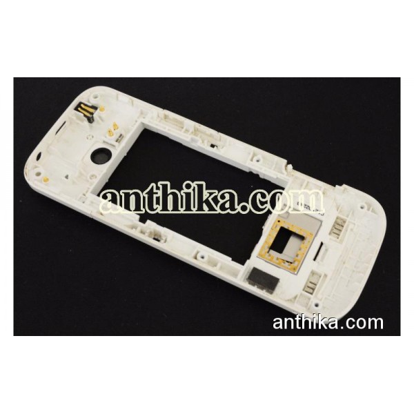 Nokia C5 Kasa Orjinal Middle Cover Frame White Used
