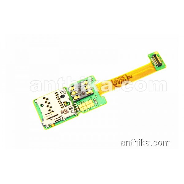 Nokia E65 Sim Kart Micro SD Yuvası Flex Film Original Sim Card Flex Used