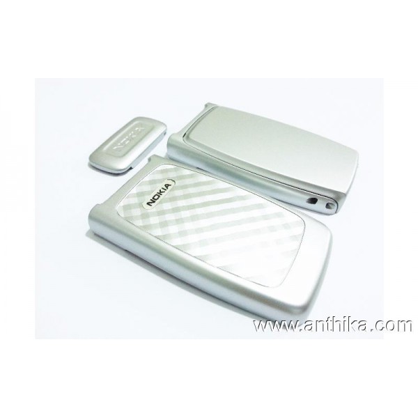 Nokia 2650 2652 Kapak 1.ci Kalite Silver