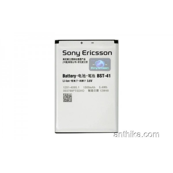 Sony Ericsson Bst-41 Batarya Pil Original X1 X2 X1...
