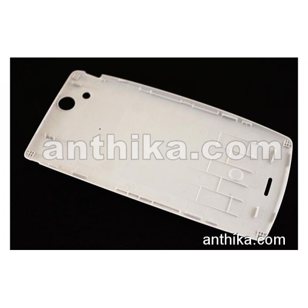 Sony Ericsson Xperia ARC S LT18i Kapak Original Battery Cover White Used
