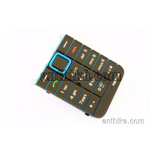 Nokia 3500 Classic Tuş Original Keypad Black Blue...