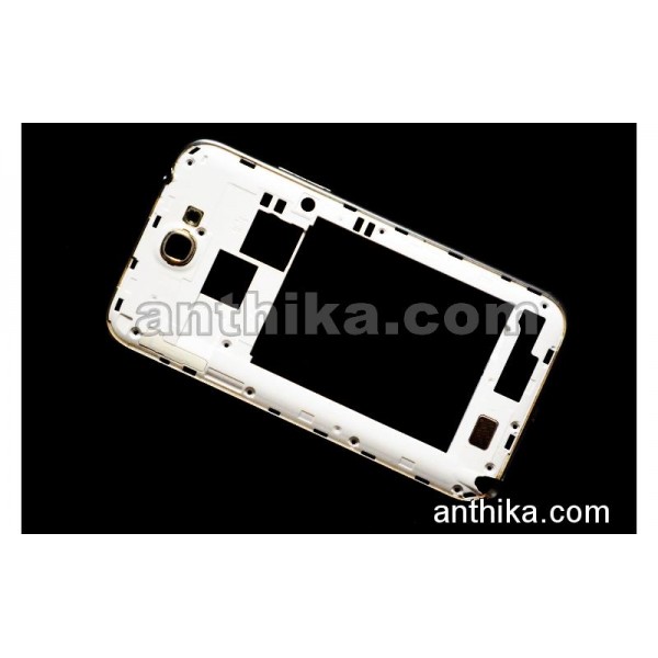 Samsung N7100 Note 2 Kasa Original Middle Cover Wh...