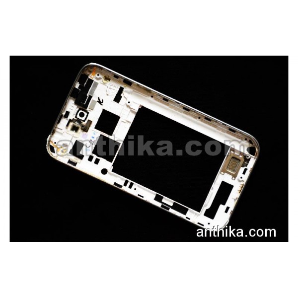 Samsung N7100 Note 2 Kasa Original Middle Cover White Used