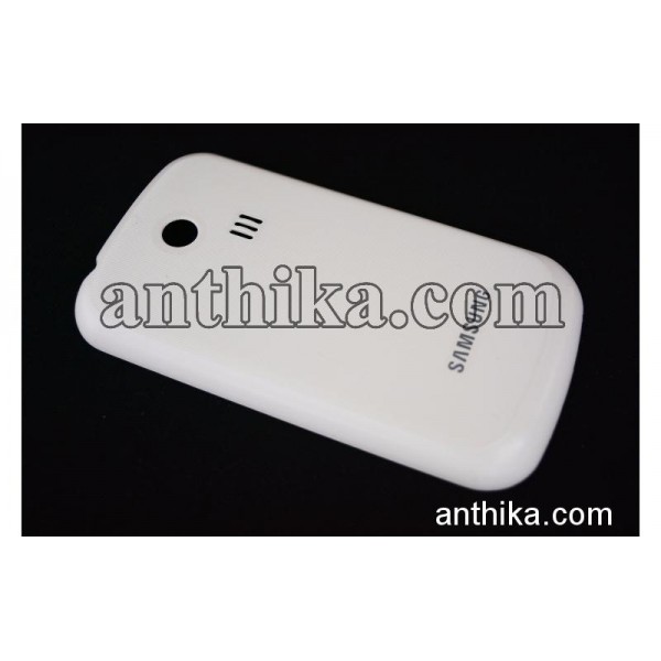 Samsung S3350 Kapak Original Battery Cover White N...