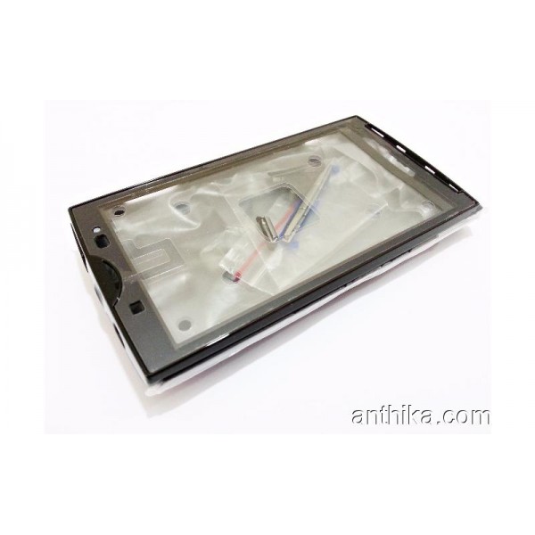 Sony Xperia X10 Kapak Kasa Original Full Housing Black New