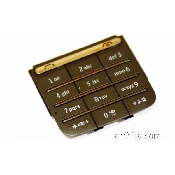 Nokia C3-01 Tuş Orjinal Keypad Black New