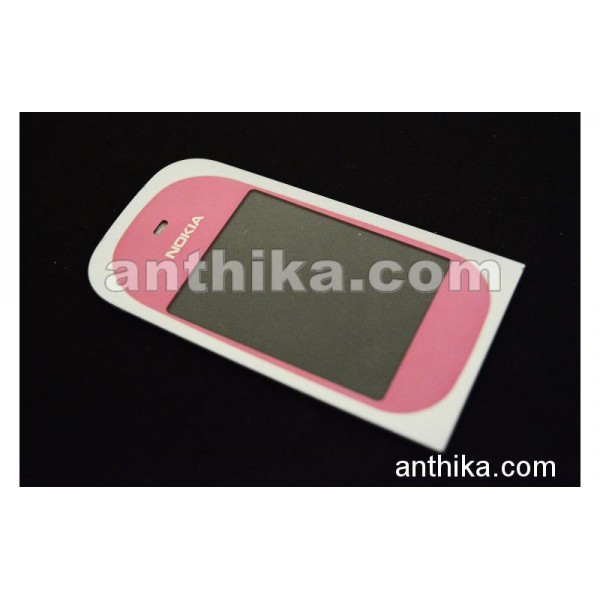 Nokia 7020 Fold Lens Original Front Glass Pink New...