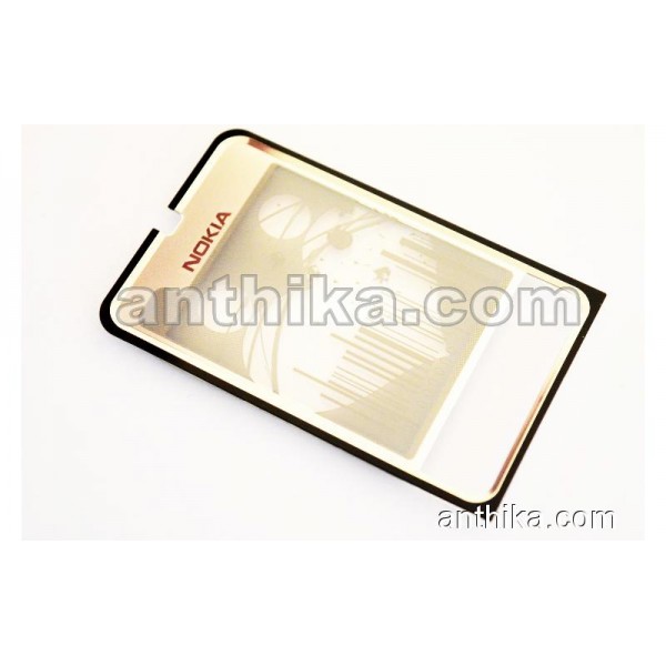 Nokia 3250 Kapak Original Front Cover Silver New 0...