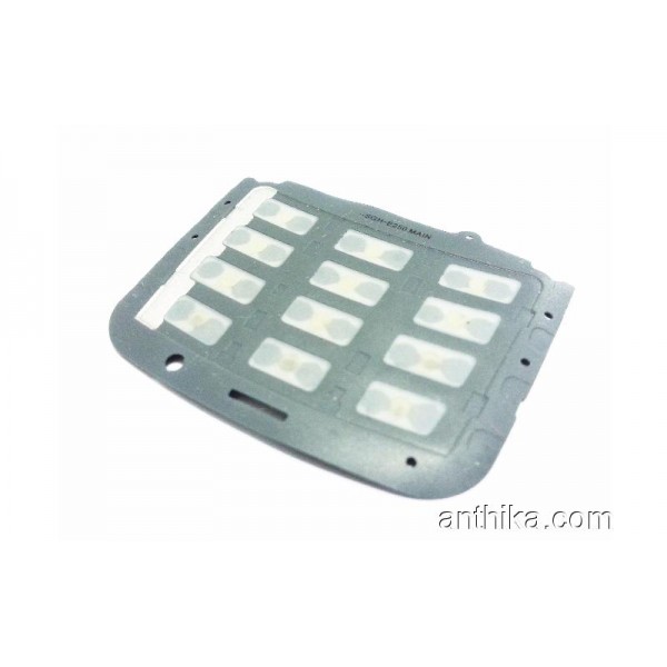 Samsung E250 E251 Tuş Orjinal Keypad Silver