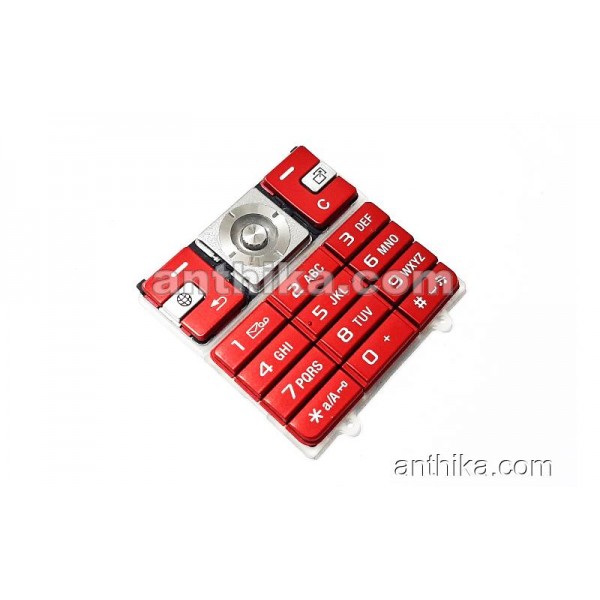 Sony Ericsson K610 K610i Tuş Original Keypad Red ...