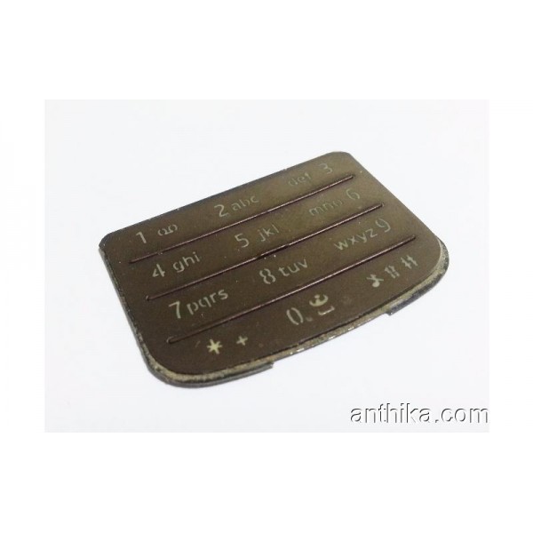 Nokia 6700 Classic Tuş Orjinal Keypad Brown Used