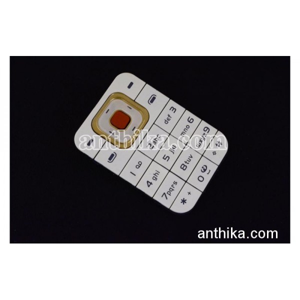 Nokia 7370 Tuş Original Keypad Chreme New 9797772