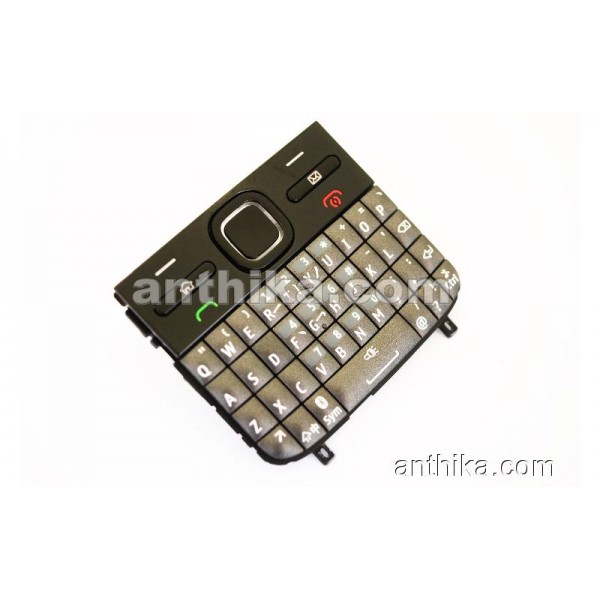 Nokia E5 E5-00 Tuş High Quality Keypad Black Grey...
