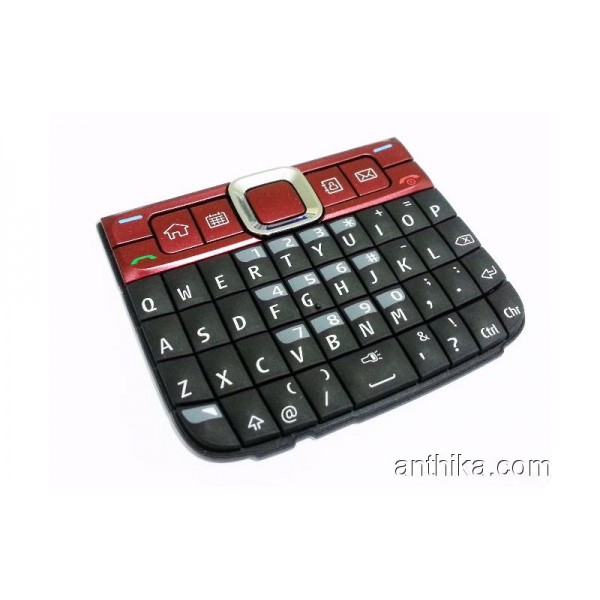 Nokia E63 Tuş Orjinal Keypad Red