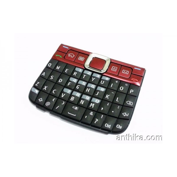 Nokia E63 Tuş Orjinal Keypad Red