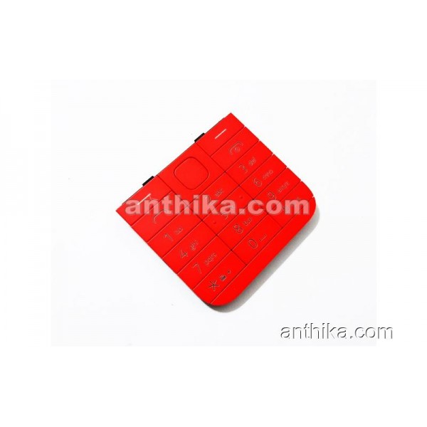 Nokia 225 Tuş Original Keypad Red New