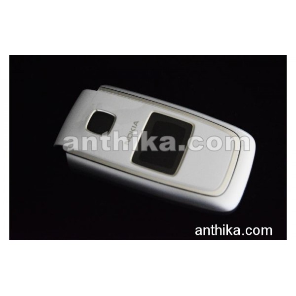 Nokia 6101 Kapak Original Front Cover Silver White...