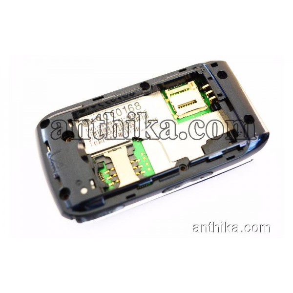 LG KP215 Kapak Kasa Tuş Original Full Housing Navy Blue Used