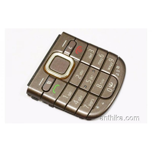 Nokia 6720 Classic Tuş Orjinal Keypad Brown New 0...