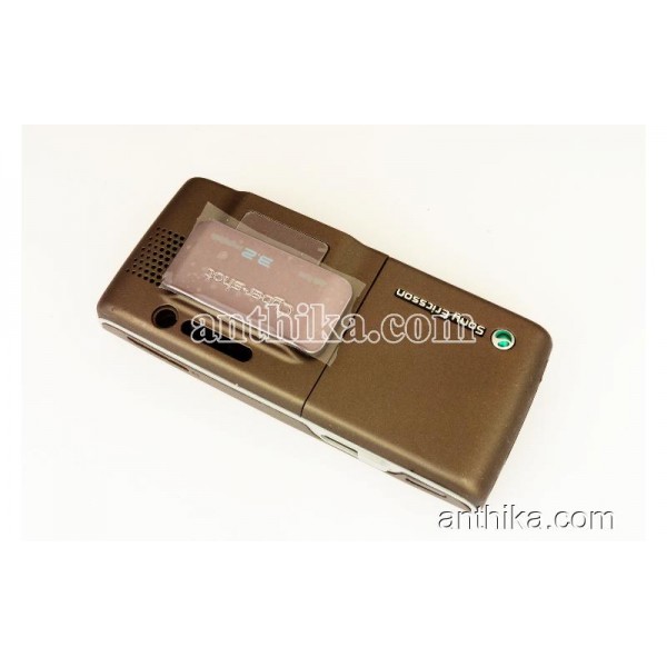 Sony Ericsson K800 K800i Kapak Tuş Kasa Orjinal Kalitesinde Housing Brown