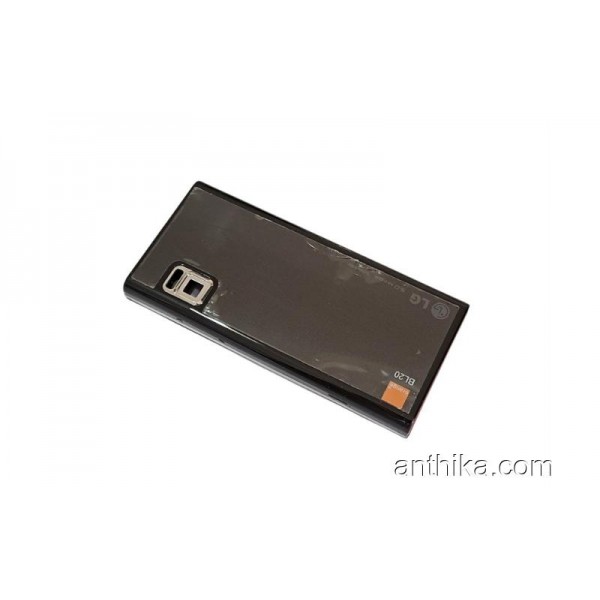 LG BL20 Kapak Kasa Original Full Housing Black with Orange Logo