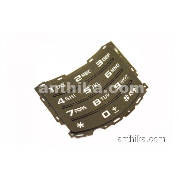 Samsung E2550 Tuş Original Numeric Keypad Black N...