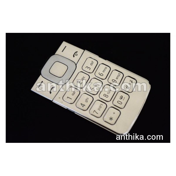 Nokia 7510 Supernova Tuş Original Keypad Silver N...