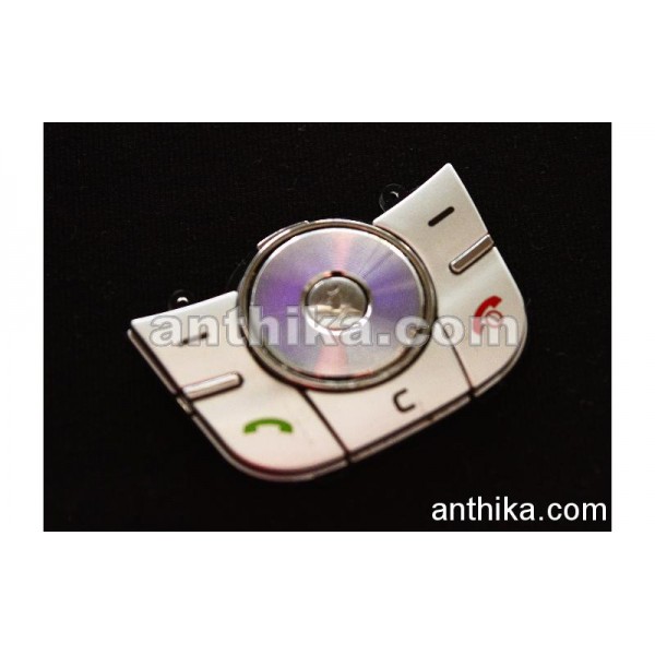 Samsung E740 Tuş Original Menu Keypad Silver Used