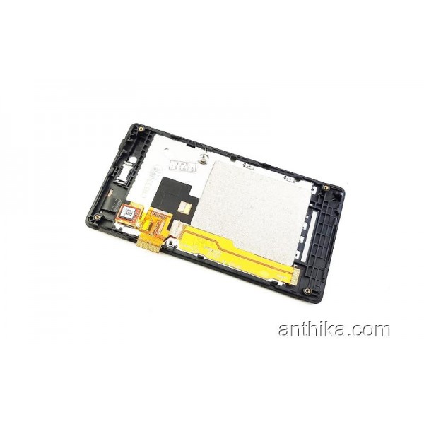Sony Xperia Miro ST23 ST23i LCD Ekran Dokunmatik Çıtalı Siyah