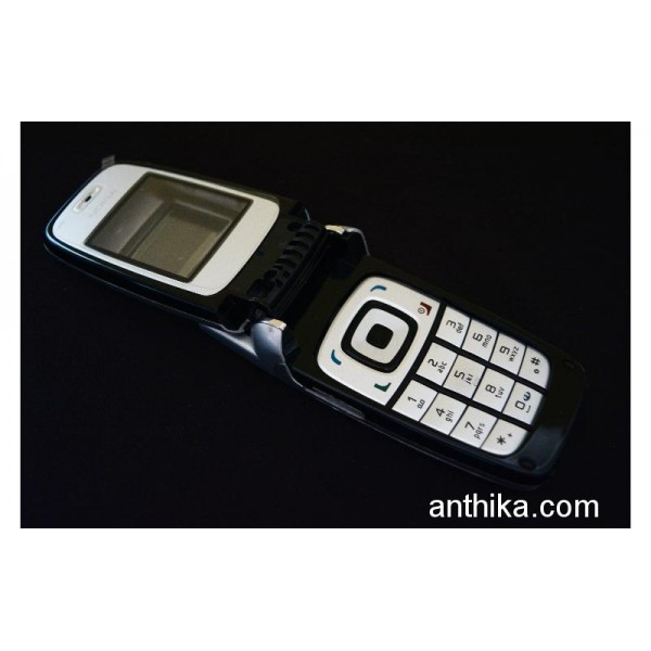 Nokia 6101 Kapak Kasa Tuş High Quality Full Housing Silver Black New