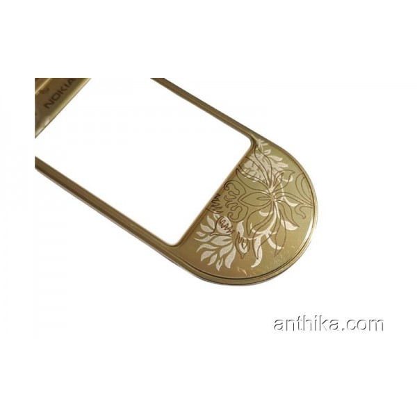 Nokia 7370 7373 Lens Cam Display Glass Gold New