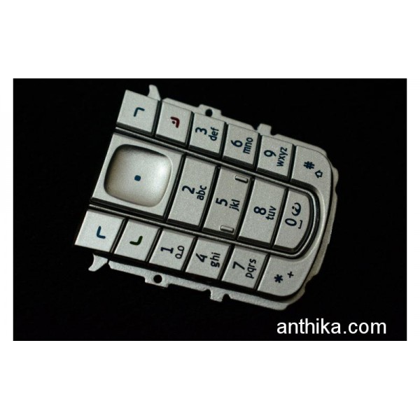 Nokia 6230 Tuş Orjinal Kalitesinde Keypad Silver ...