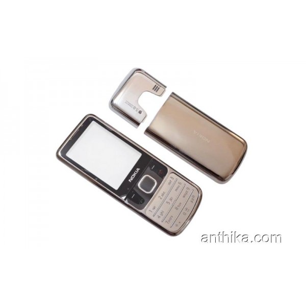 Nokia 6700 Classic Kapak Tuş Set High Quality Full Body Cover Silver New