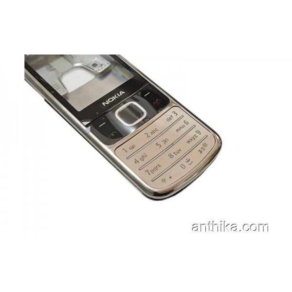 Nokia 6700 Classic Kapak Tuş Set High Quality Full Body Cover Silver New