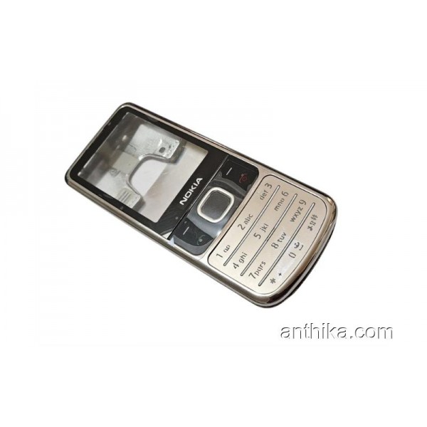 Nokia 6700 Classic Kapak Tuş Set High Quality Full Body Cover Silver New