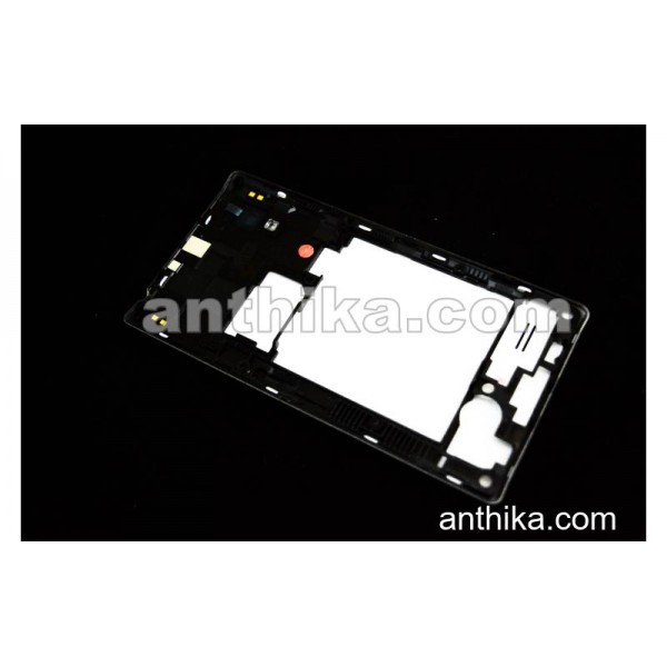 LG P760 Optimus L9 Kapak Kasa Original Middle and Battery Cover White