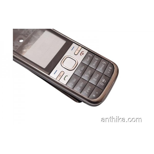 Nokia C5 C5-00 Kapak Kasa Tuş High Quality Full Housing Gray New
