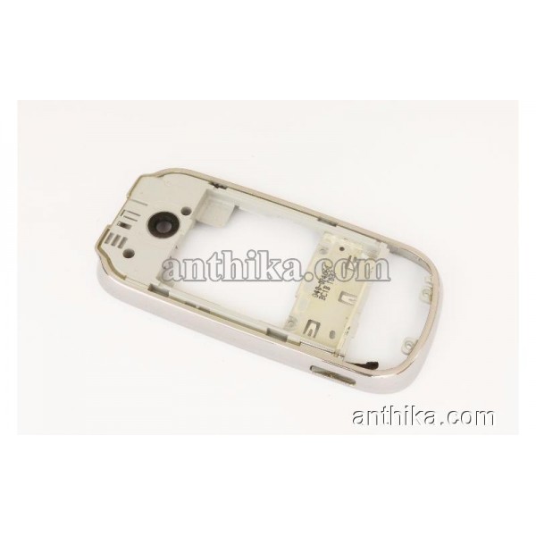 Nokia 7230 Kasa Orjinal Middle Cover Silver Used 0...
