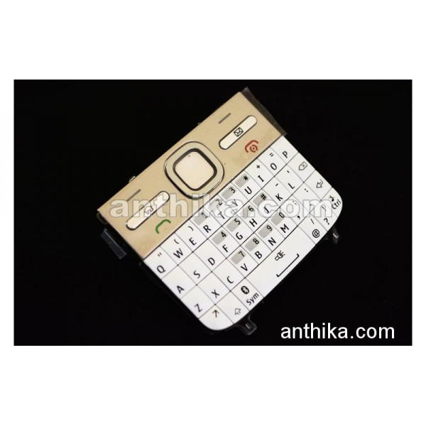 Nokia E5 E5-00 Tuş High Quality Keypad White New