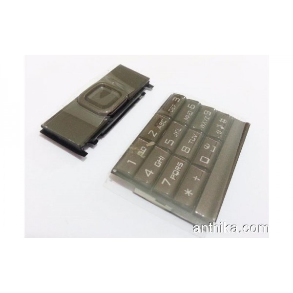 Nokia 8800 Sapphire Arte Tuş Takım Orjinal Keypa...