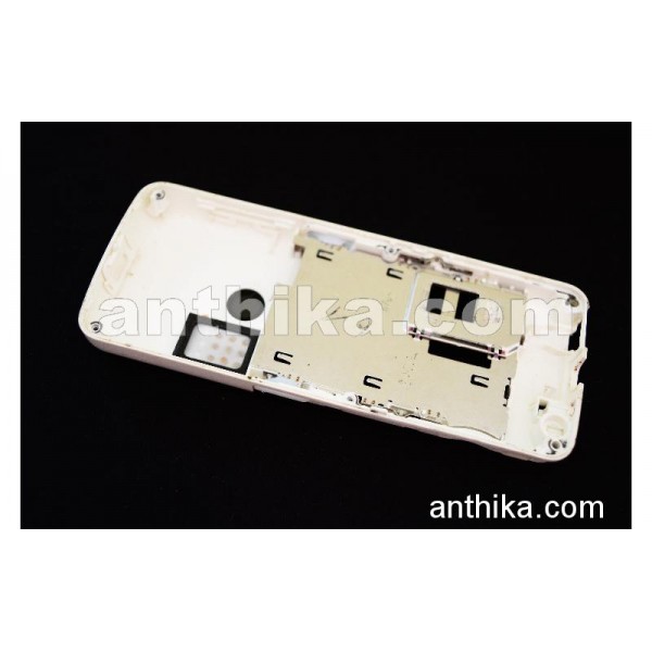 Nokia 6300 Kasa Original Middle Cover White Used