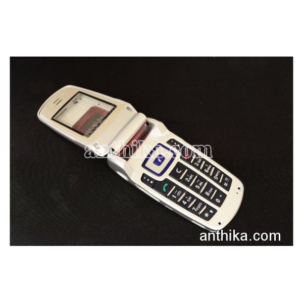 Samsung E700 Kapak Kasa Tuş Orjinal Housing Pink New