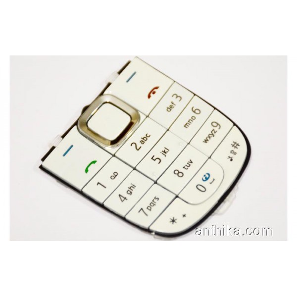 Nokia 3120 Classic Tuş Orjinal Keypad White New