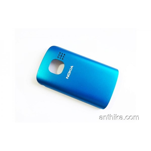 Nokia C2-05 Kapak Original Battery Cover Blue New