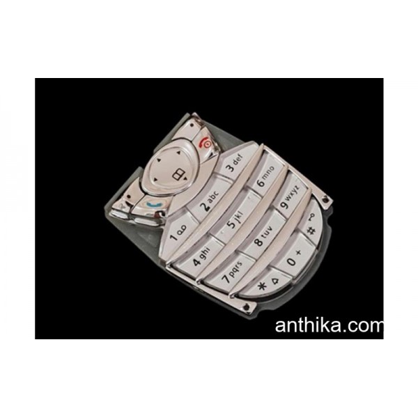 Siemens C62 Tuş Original Keypad Silver New